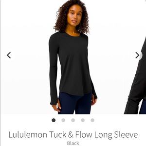 Lululemon Tuck and Flow Size 8